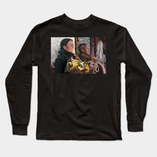 Tibetan Women, Sera Monastery, Tibet. Long Sleeve T-Shirt